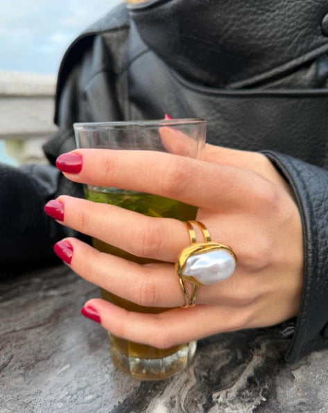 anillo noor elegante 